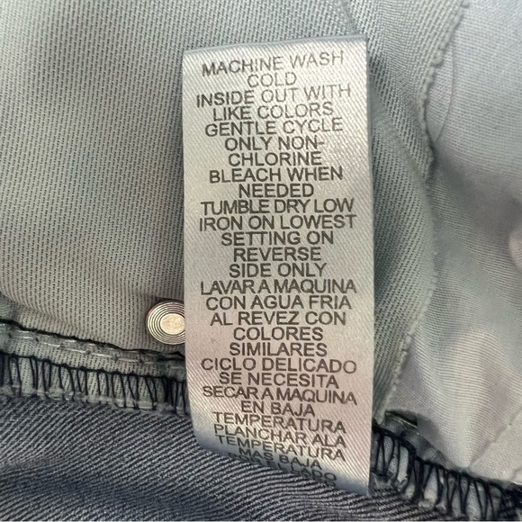 Democracy “Ab” Technology Women’s Jeans Sz 10 Blue 2” Elastic Waist Flaw/Pucker - Picture 7 of 14